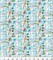 Fabric Traditions Easter Bunnies on Light Blue Plaid 100% Cotton Price per Yard